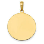 Load image into Gallery viewer, 14K Yellow Gold Saint Joseph Medal Pendant 19mm width
