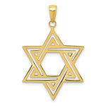 Load image into Gallery viewer, 14K Yellow Gold Solid Polished Star of David Charm
