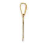 Load image into Gallery viewer, 14K Yellow Gold Chai Pendant 18mm length
