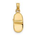 Load image into Gallery viewer, 14K Two-tone Gold Baby Shoe Charm
