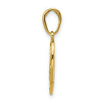 Load image into Gallery viewer, 14K Yellow Gold I Love You break apart Heart Charm
