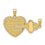 Load image into Gallery viewer, 14K Yellow Gold Break-Apart Heart Charm
