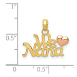 Load image into Gallery viewer, 14K Two-tone Gold We Love Nana Charm

