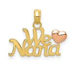 Load image into Gallery viewer, 14K Two-tone Gold We Love Nana Charm

