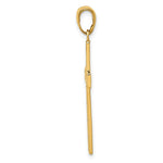 Load image into Gallery viewer, 14K Yellow Gold Rope Cross Pendant
