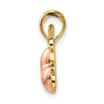 Load image into Gallery viewer, 14K Yellow Gold &amp; Rhodium Big Sis/Lil Sis Break-a-part Pendant
