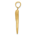 Load image into Gallery viewer, 14K Yellow Gold Solid Diamond-cut Italian Horn Charm

