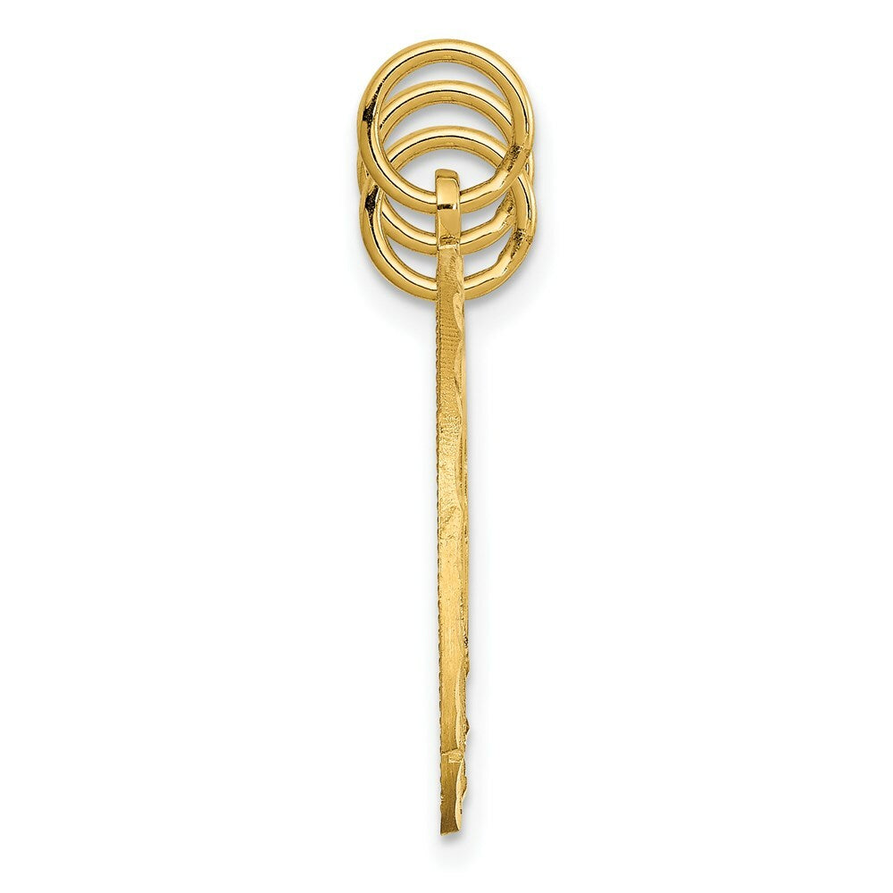 14K Yellow Gold 3 piece Break-apart Friend Charm