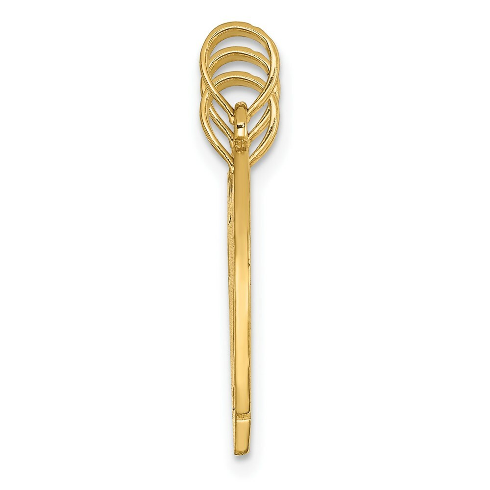14K Yellow Gold Break-apart Big Sis, Mom, Lil Sis Charm