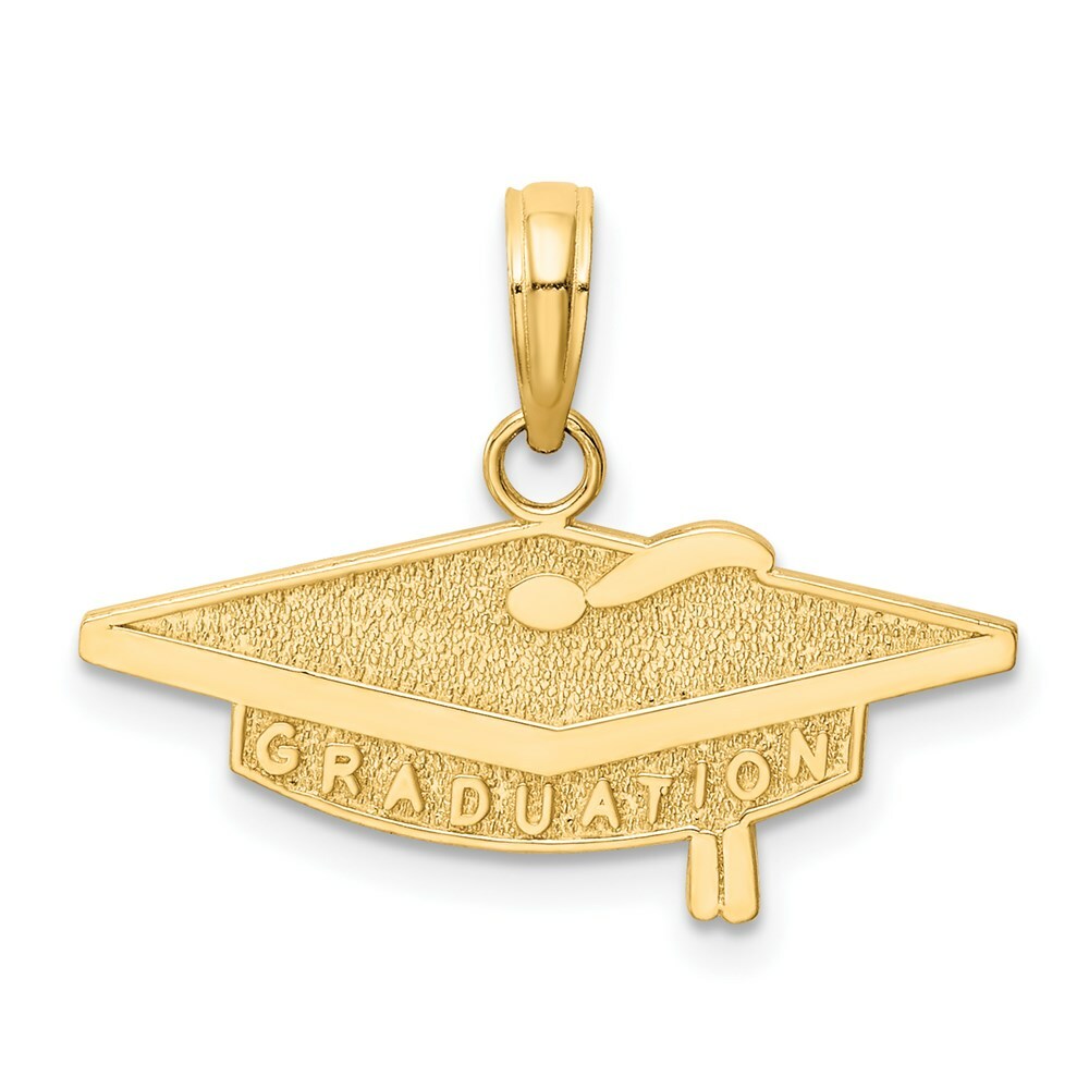 14K Yellow Gold Graduation Charm