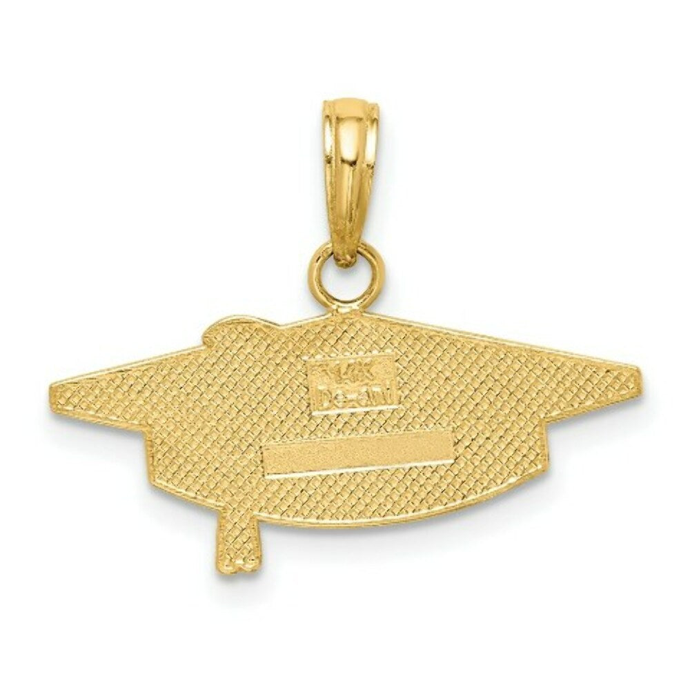 14K Yellow Gold Graduation Charm