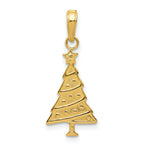 Load image into Gallery viewer, 14K Yellow Gold Christmas Tree Pendant
