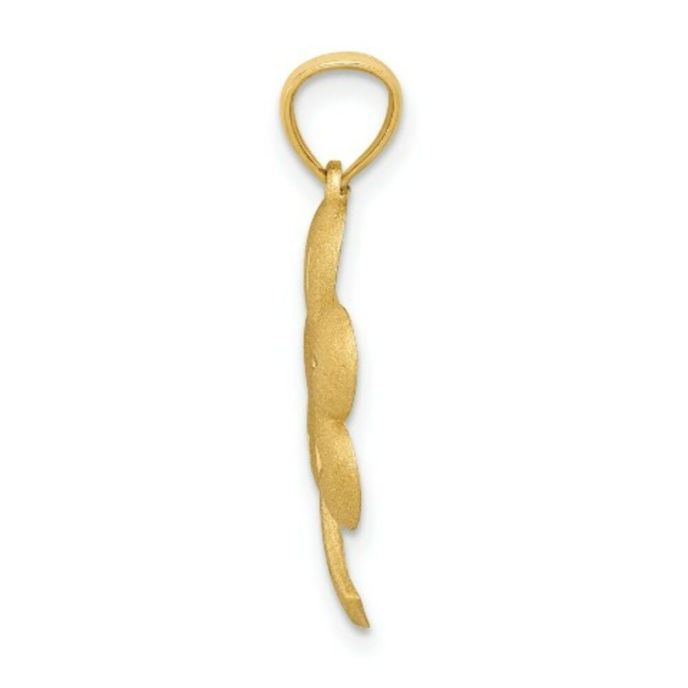 14K Yellow Gold Shamrock Charm