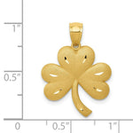 Load image into Gallery viewer, 14K Yellow Gold Shamrock Charm
