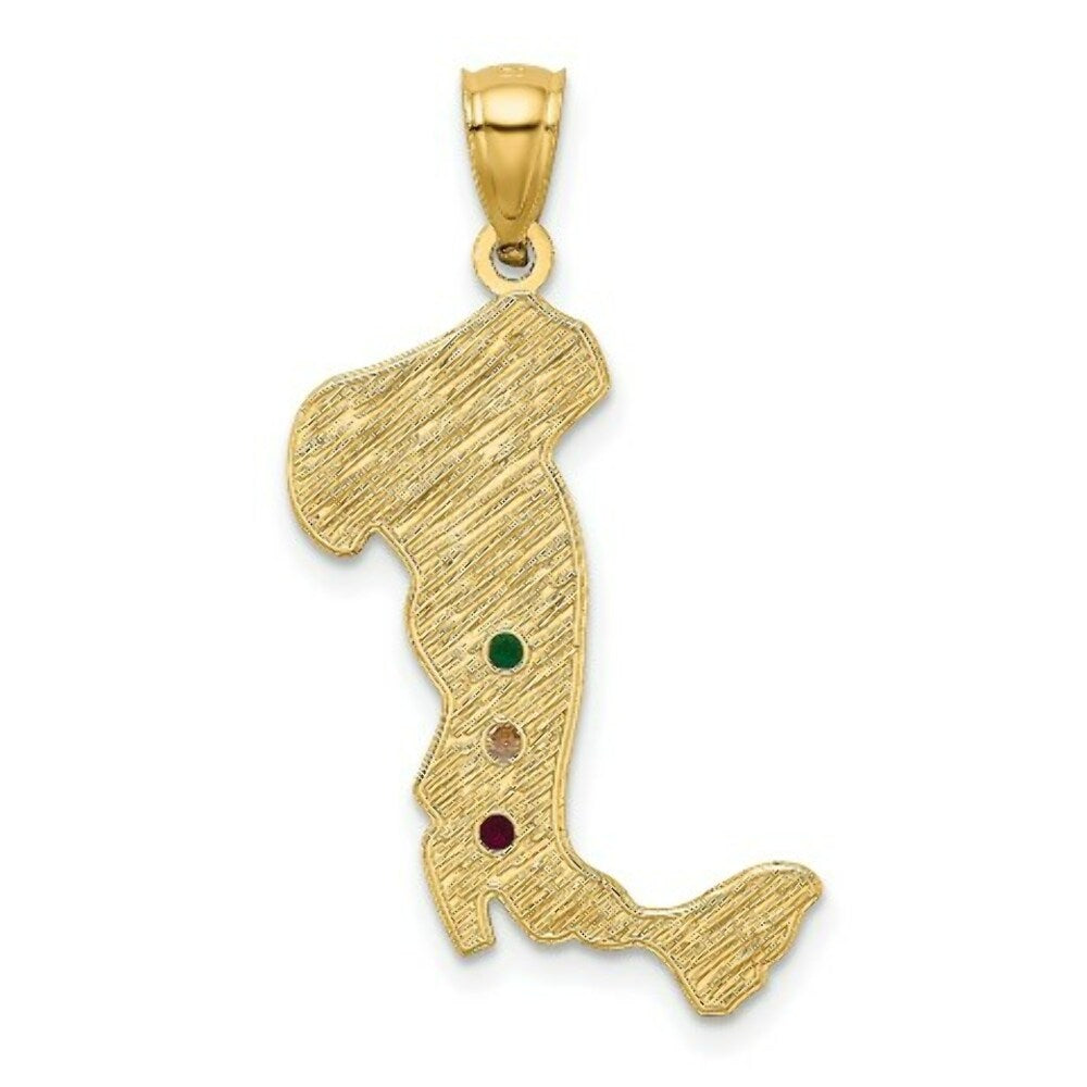 14K Yellow Gold Italy Charm