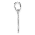 Load image into Gallery viewer, 14K White Gold Polished Bicycle Charm Pendant
