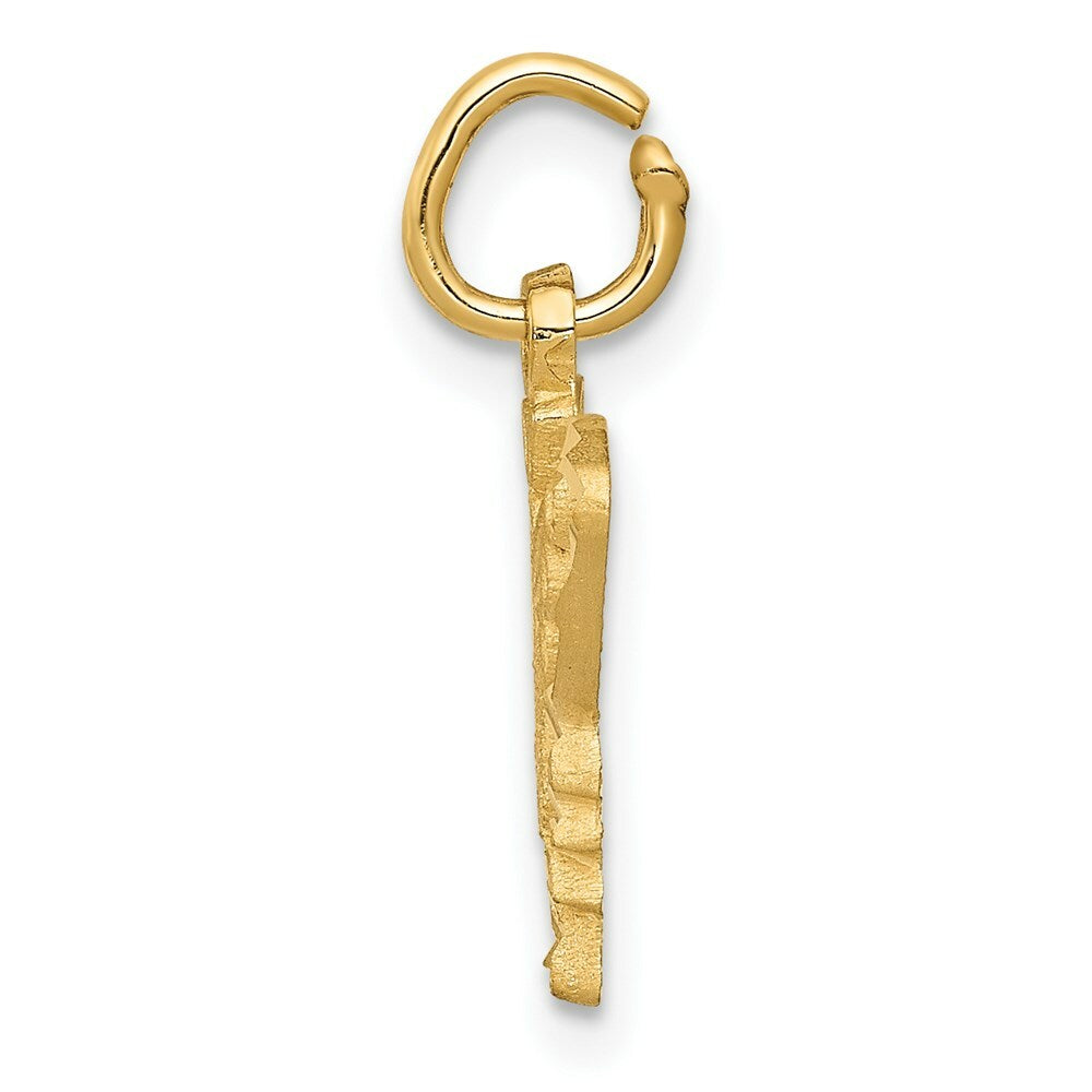 14K Yellow Gold Butterfly Charm