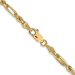Load image into Gallery viewer, 14K Yellow Gold 3mm Diamond-cut Milano Rope Chain
