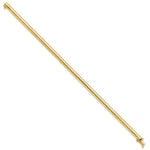Load image into Gallery viewer, 14K Yellow Gold 4mm Wide Domed Omega Bracelet  Length 7'' inches
