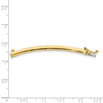 Load image into Gallery viewer, 14K Yellow Gold 3mm Lightweight Omega Extender for Necklace
