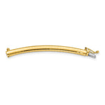 Load image into Gallery viewer, 14K Yellow Gold 4mm Lightweight Omega Extender for Necklace
