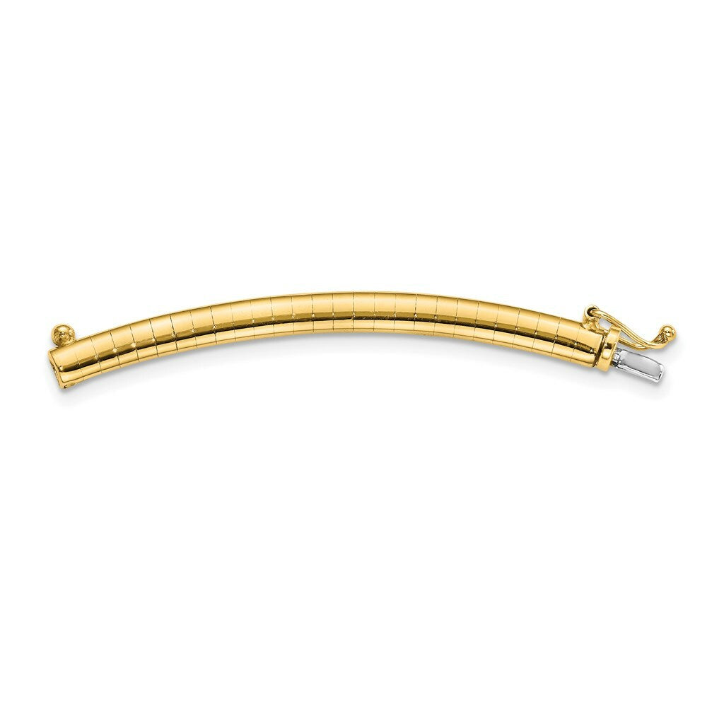 14K Yellow Gold 4mm Omega Extender for Necklace