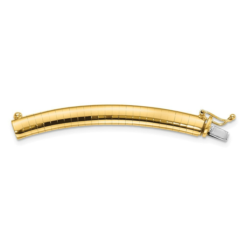 14K Yellow Gold 6mm Omega Extender for Necklace