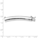 Load image into Gallery viewer, 14K White Gold 8mm Dome Omega Extender for Necklace

