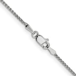 Load image into Gallery viewer, 14K White Gold 1.2mm Diamond-cut Spiga Chain
