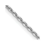Load image into Gallery viewer, 14K White Gold 1.65mm Diamond-cut Cable Chain
