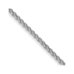 Load image into Gallery viewer, 14K White Gold 1mm Spiga with Lobster Clasp Chain
