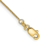 Load image into Gallery viewer, 14K Yellow Gold 0.80mm Spiga Pendant Chain Bracelet  Length 6'' inches
