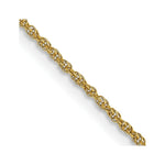 Load image into Gallery viewer, 14K Yellow Gold 1.1mm Baby Rope Chain
