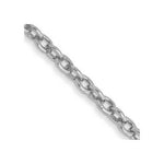 Load image into Gallery viewer, 14K White Gold 1.8mm Forzantine Cable Chain
