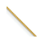 Load image into Gallery viewer, 14K Yellow Gold .7mm Box with Spring Ring Clasp Chain
