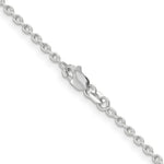 Load image into Gallery viewer, 14K White Gold 2mm Round Open Link Cable Chain
