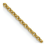 Load image into Gallery viewer, 14K Yellow Gold 1.6mm Round Open Link Cable Chain

