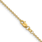 Load image into Gallery viewer, 14K Yellow Gold 1.6mm Round Open Link Cable Chain
