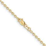Load image into Gallery viewer, 14K Yellow Gold 2mm Round Open Link Cable Chain
