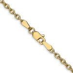 Load image into Gallery viewer, 14K Yellow Gold 2.4mm Round Open Link Cable Chain
