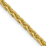 Load image into Gallery viewer, 14K Yellow Gold 3mm Parisian Wheat Chain

