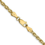 Load image into Gallery viewer, 14K Yellow Gold 3mm Parisian Wheat Chain
