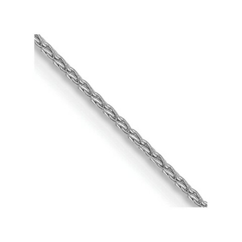 14K White Gold 1mm Parisian Wheat Chain