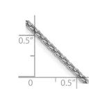 Load image into Gallery viewer, 14K White Gold 1.75mm ParisianWheat Chain
