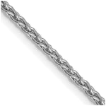 Load image into Gallery viewer, 14K White Gold 1.75mm ParisianWheat Chain
