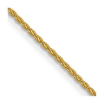 Load image into Gallery viewer, 14K Yellow Gold 1.2mm Parisian Wheat Chain
