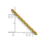 Load image into Gallery viewer, 14K Yellow Gold 1.75mm Parisian Wheat Chain
