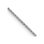 Load image into Gallery viewer, 14K White Gold .8mm Diamond-cut Parisian Wheat Chain
