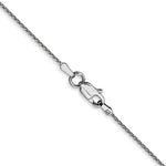 Load image into Gallery viewer, 14K White Gold .8mm Diamond-cut Parisian Wheat Chain
