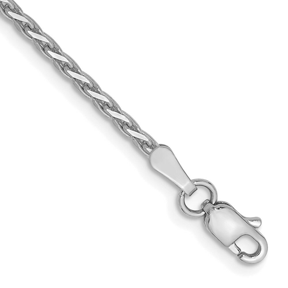14K Yellow Gold .8mm Diamond-cut Parisian Wheat Chain